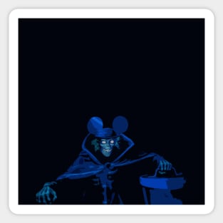 Hatbox Ghost Mouse Ears Sticker